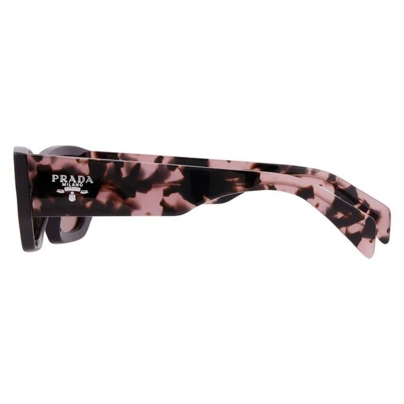 New Prada Light Brown Rectangular Ladies Sunglasses PR A01S 13P60B 53 PR A01S 13 - Picture 4 of 5